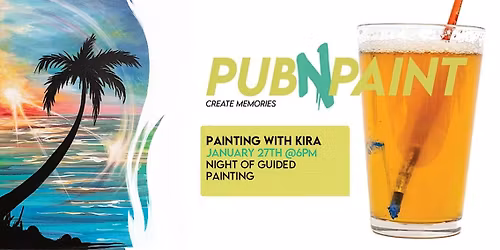 Smoke BBQ and Bar Paint Night with PubNPaint Jan 27th