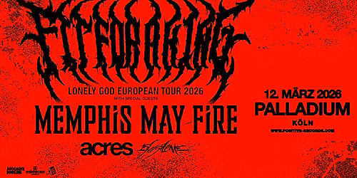 FIT FOR A KING - K\u00f6ln