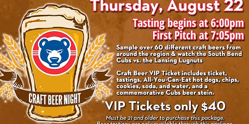 Lansing Lugnuts at South Bend Cubs at Four Winds Field at Coveleski Stadium