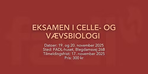 Eksamen i celle - og v\u00e6vsbiologi BLOK A