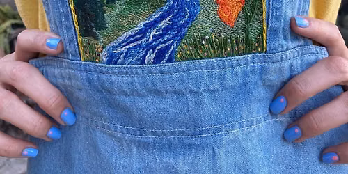 Next Steps in Embroidery: Upcycling with Thread Painting