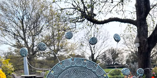 Morning Pottery Workshop - Sunburst Garden Ornament - \u00a350