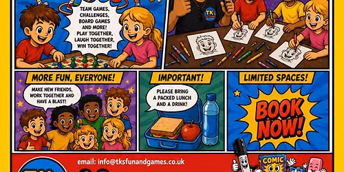TK's Fun & Games: SUMMER HOLIDAY CLUB 2026!