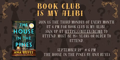 Book Club Is My Alibi