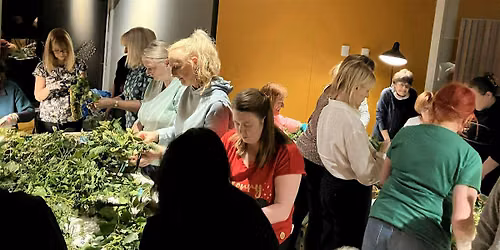 Christmas Wreath Making at Maggie's Oxford