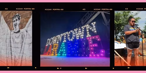 Laramie PrideFest Downtown Sign Lighting