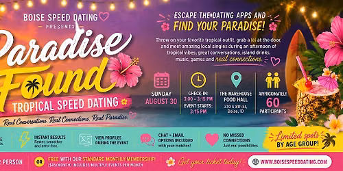 Paradise Found: Tropical Speed Dating