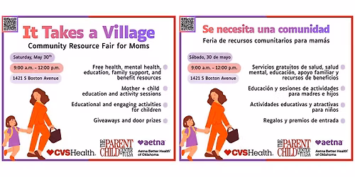It Takes a Village Community Resource Fair for Moms