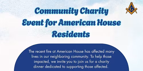 CHARITY DINNER FOR AMERICAN HOUSE RESIDENTS