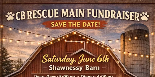 CB Rescue Dinner and Designer BAGZ Bingo