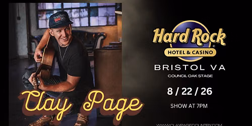 Clay Page at Hard Rock Bristol