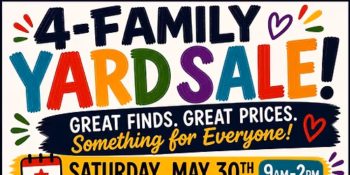 4 Family Yardsale