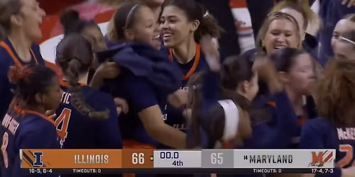 Maryland Terrapins at Illinois Fighting Illini Womens Basketball
