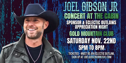 Concert at the Cabin Sponsor & Eclectic Outlaw Appreciation Night