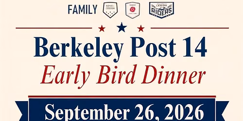 American Legion Post 14 Early Bird Dinner