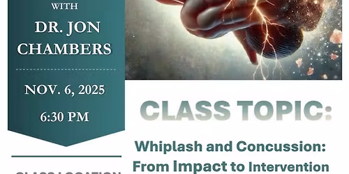 Free Class with Dr. Jon Chambers 