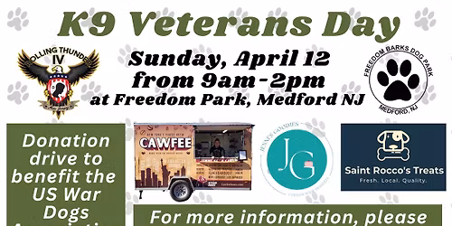 K9 Veterans Day Donation Drive