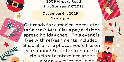 Pictures with Mr. & Mrs. Claus 