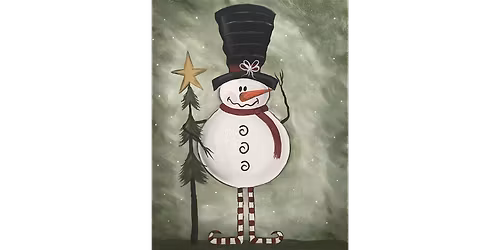 Folk Art Snowman - Paint and Sip in Fishkill | Classpop!\u2122