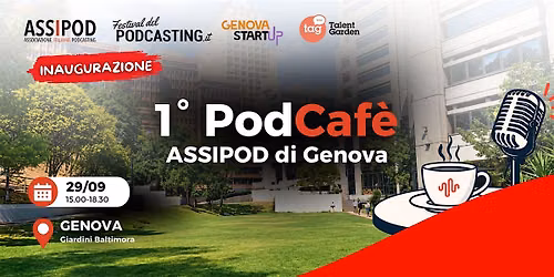 Inaugurazione 1° PodCafè a Genova