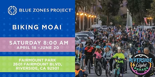 BZP Riverside: Biking Moai with Riverside Light Parade