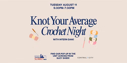 Knot Your Average Crochet Night with Dani