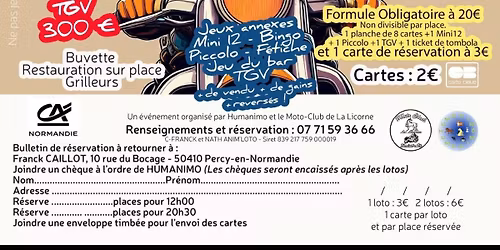 Loto Mc La Licorne \/ Humanimaux