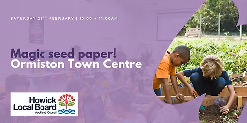 Brain Play Ormiston Town Centre Magic Seed Paper