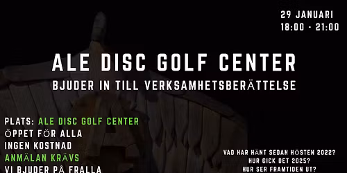 Verksamhetsber\u00e4ttelse