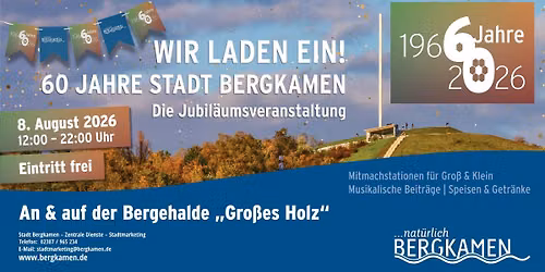 Jubil\u00e4umsveranstaltung "60 Jahre Stadt Bergkamen"