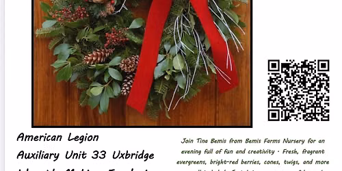 Annual Holiday Wreath Making