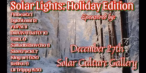 Solar Lights: Holiday Edition