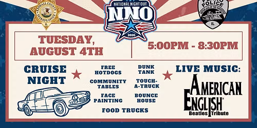 Kendall County - National Night Out\/Cruise Night