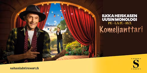 Ilkka Heiskasen uusin monologi Komeljanttari