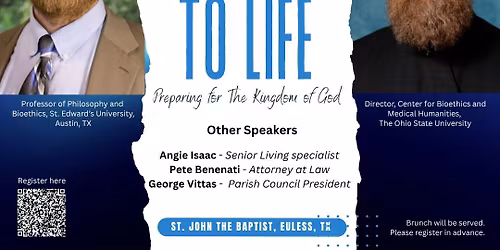 From life to Life: Preparing for the Kingdom