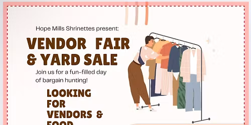 Spring Vendor Market & Yard Sale
