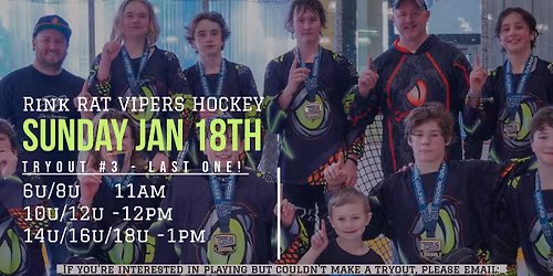 #3 Vipers Tryout for the 2026 season