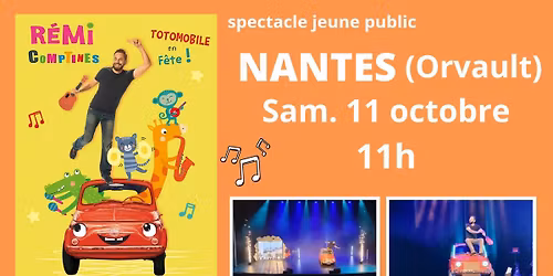 spectacle musical jeune public, avec Rémi - Totomobile en Fête