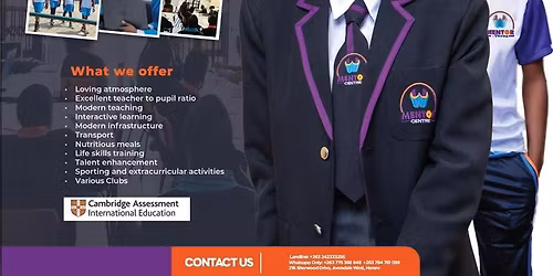 Enrolment in progress. Day and Boarding Facilities