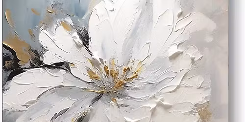 Senior Program: Botanical Impressions - Palette Knife White Blossom