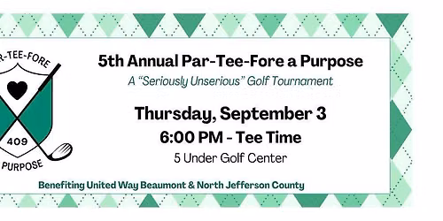 5th Annual Par-Tee-Fore a Purpose Golf Tournament