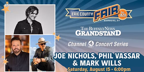 Joe Nichols, Phil Vassar & Mark Wills