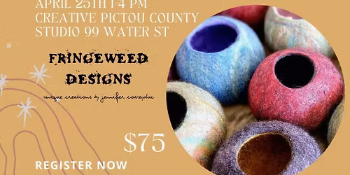 Wet Felting Bowl Workshop