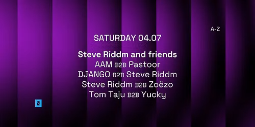 04.07 TOFFLER Presents Steve Riddm and friends 