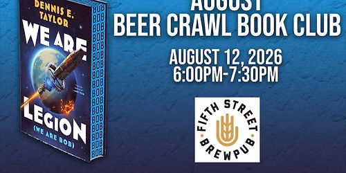 August Beer Crawl Book Club!