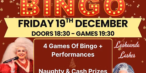 Drag Queen Christmas Bingo