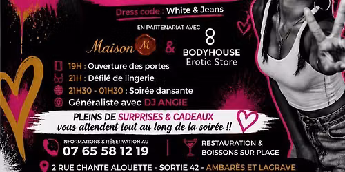 soir\u00e9e 100% Meufs (collab Bodyhouse et Maison intime)