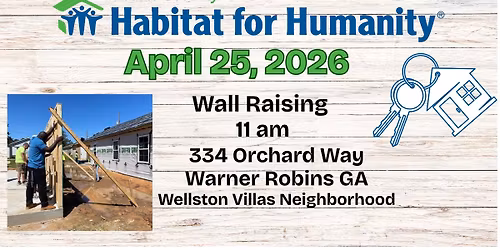 Wall Raising in our Wellston Villas Neighborhood