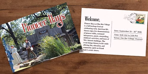 Pioneer Days (Education Days) 