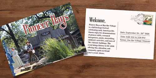 Pioneer Days (Education Days) 